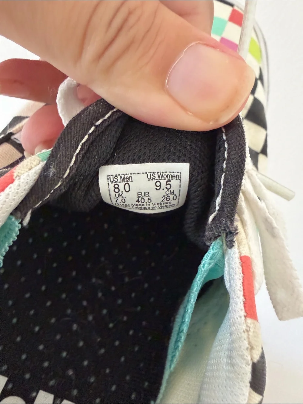 Vans x MOMA Collab - Checkerboard Low-Top Sneakers